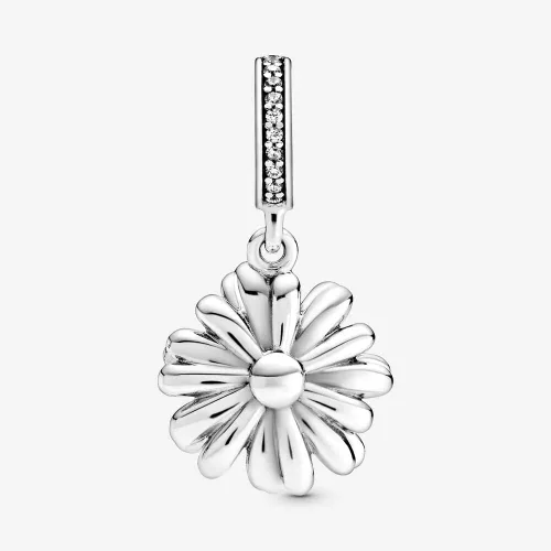 Miniatura 2 de PANDORA Flor de margarita brillante circonita cúbica transparente Metal