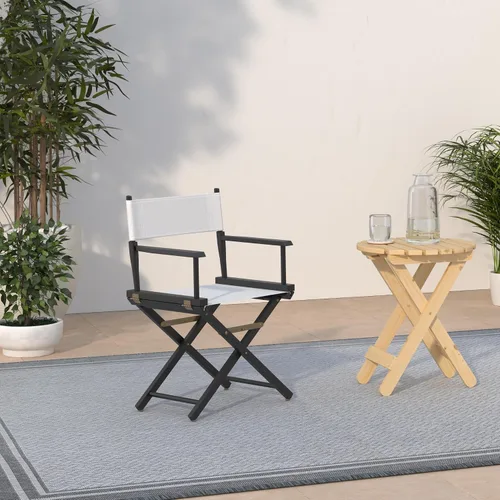 Miniatura 2 de Casual Home silla de director de 18 pulgadas, únicamente armazón, Madera, Negro