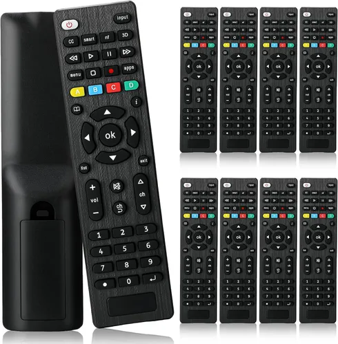 Miniatura 9 de Paquete de 1 control remoto universal de repuesto compatible con todos los Smart TV LED, LCD, HDTV, serie 3D, para motel, hotel, hogar de ancianos
