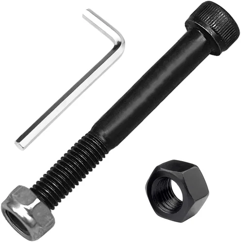 Miniatura 8 de Eje Pro Scooter M8 0.315 in X 1.102 in-5.118 in Tamaño múltiple 12.9 Grado Acero al carbono para rueda delantera trasera Freestyle Scooter Grinds