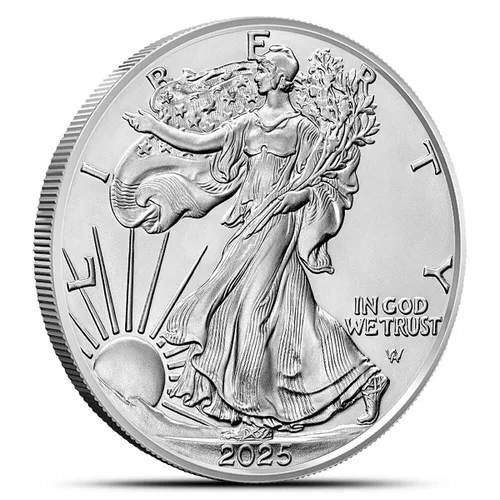 Miniatura 4 de 2025 Lote de (20) - 1 oz Águila de Plata Americana .999 Plata Fina con nuestro Certificado de Autenticidad Smyrnacoin No Circulada