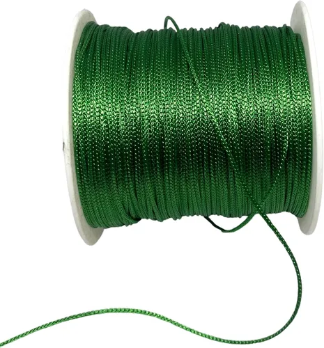 Miniatura 13 de Hilo de cuentas de poliéster de 0.039 pulgadas para bricolaje, opciones de varios colores, collar de amistad de macramé, cuerda para hacer pulseras