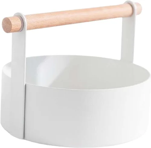 Miniatura 3 de Bandejas para servir de hierro con asa, bandeja para servir multiusos, soporte para postres para encimera, restaurante, mesa de comedor, boda