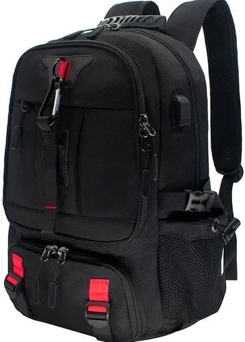 Miniatura 10 de DUSLANG Mochila de Viaje para Laptop de 50L para Hombres y Mujeres, Mochila de Equipaje de Mano Extra Grande y Resistente Aprobada por Aerolíneas