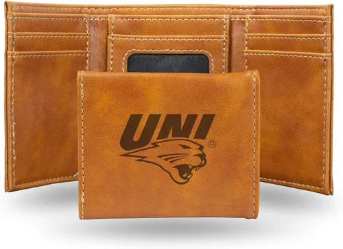 Miniatura 73 de NCAA Rico Industries - Billetera triple grabada con láser, con grabado láser, accesorio para hombre