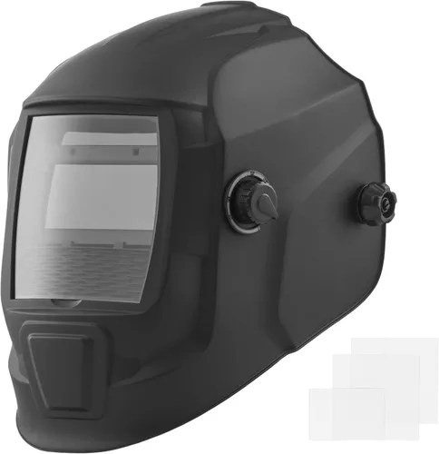 Miniatura 13 de VEVOR Casco de Soldadura de Oscurecimiento Automático, 3.66" x 1.69" Capucha de Soldadura de Color Verdadero, Máscara de Soldador con Energía Solar