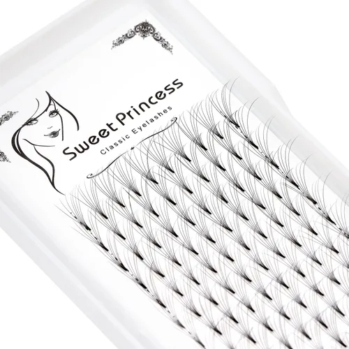 Miniatura 4 de 120 extensiones de pestañas postizas de 0.07 a 0.71 pulgadas para elegir abanicos de volumen 7D, grosor de 0.003 in, rizo D, injerto natural
