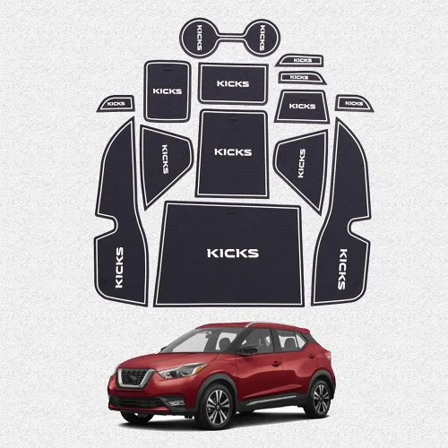 Miniatura 26 de Great-luck Accesorios para el interior del automóvil, tapete de almacenamiento para puerta, tapete para portavasos, tapete antideslizante a prueba