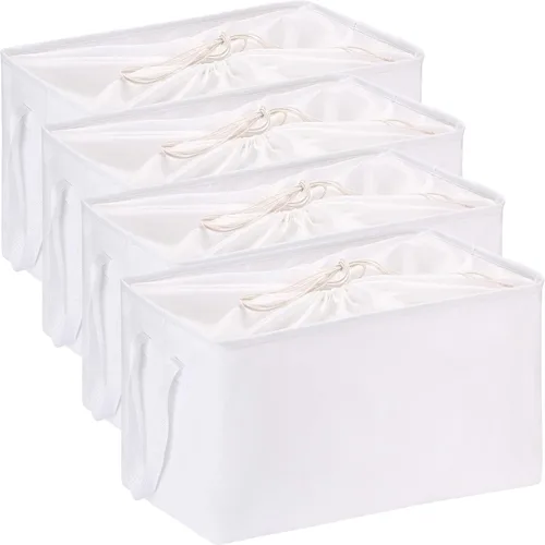 Miniatura 15 de Hinwo 31L Bolsas de almacenamiento grandes, organizadores de armario y almacenamiento, cestas de estante, cestas de almacenamiento plegables