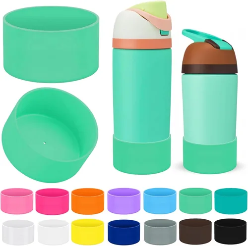 Miniatura 14 de 2 botas protectoras de silicona compatibles con Owala Kids de 16 onzas y 14 onzas, accesorios para 12 onzas, antideslizantes, resistentes a