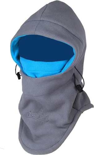 Miniatura 36 de Pasamontañas de forro polar cálido para bicicleta de esquí, máscara de cara completa, calentador de cuello, gorra deportiva de invierno
