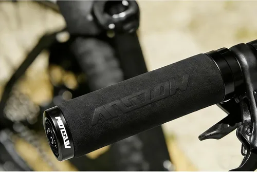 Miniatura 7 de Empuñaduras de bicicleta de espuma con bloqueo único en la barra de mango de bicicleta, suave y cómodo, antideslizante, mango de bicicleta para BMX
