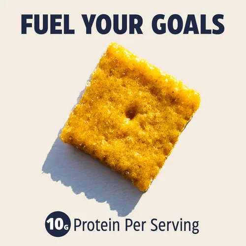 Miniatura 5 de Get Strong Foods Galletas de Queso Cheddar - Galletas Altas en Proteínas - Aptas para Keto, Bajas en Carbohidratos, Crujiente de Queso Alto en Fibra