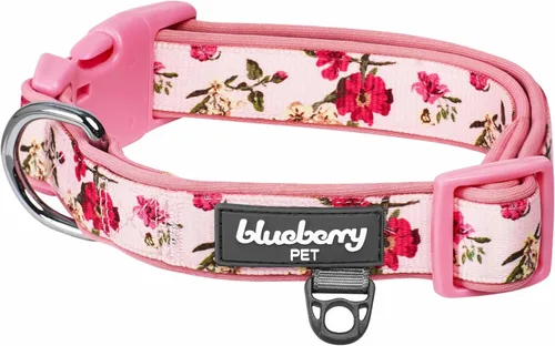 Miniatura 19 de Blueberry Pet - Collar ajustable para perro con forma de diamantes tribales del sudoeste en francés rosa con hebilla de metal, cuello 9-12.5