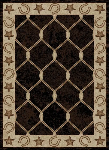 Miniatura 3 de Mayberry Rug HS6483 2X3 Midnight Trail Alfombra negra