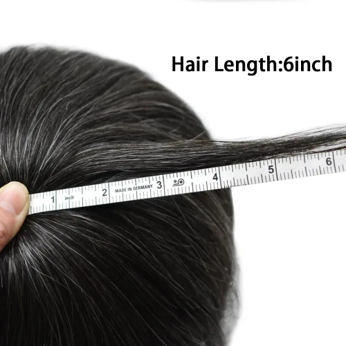 Miniatura 8 de Toupee para hombres, pieza de cabello humano real, suave, sistema de reemplazo de encaje suizo para hombre, pieza de pelo de tupé, protesis capilar