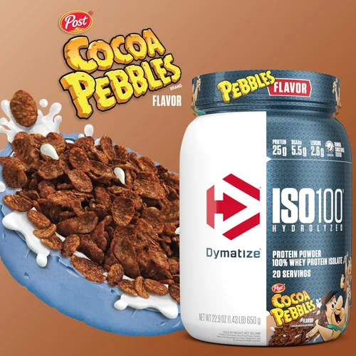 Miniatura 3 de Dymatize - Proteína hidrolizada en polvo ISO100, 100 % aislado de proteína de suero, 0.88 onzas (25 g) de proteína, 0.19 onzas (5.5 g) de BCAA, sin