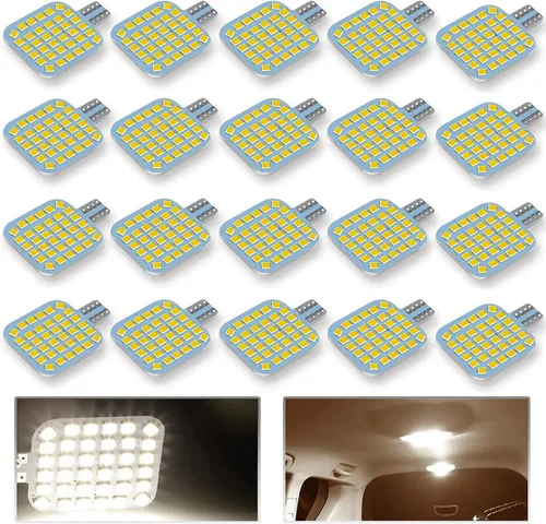 Miniatura 9 de 10 bombillas LED T10 921 922 912 194 para interior de caravana, bombillas LED superbrillantes, iluminación de repuesto 36-SMD 2835 6500K blanco frío