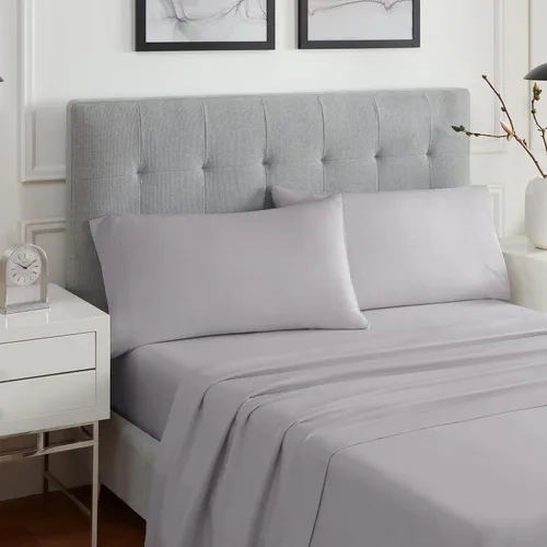 Miniatura 12 de Eclipse Sleep Solutions Faye Cooling King - Juego de sábanas (4 unidades), color blanco nieve