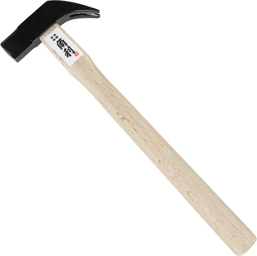 Miniatura 6 de KAKURI Martillo de garra japonés con mango de madera de cara fresada, 11 onzas, martillo de carpintero profesional para carpintería, acero al Negro