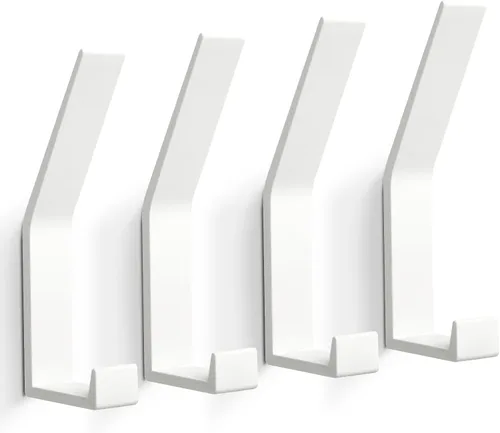 Miniatura 12 de Ganchos para Perchero Montados en la Pared, Negro, 2 Paquetes, Ganchos de Cuerda para Toallas de Baño para Cocina, Puerta, Gabinete, Baño
