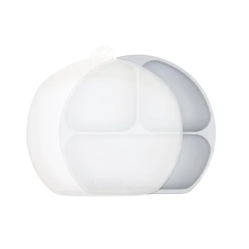 Miniatura 41 de Bumkins Plato de silicona con agarre, plato de succión dividido, plato para bebé o niño pequeño, sin BPA, apto para microondas y lavavajillas