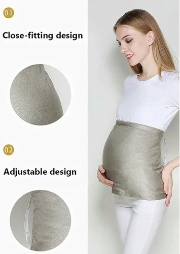 Miniatura 5 de Ropa de maternidad anti-radiación,Escudo de protección de maternidad de seguridad EMF para estático Anti WiFi 5G Escudo anti-radiación ~