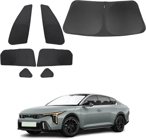 Miniatura 32 de TINGLU Parasoles para Ventanas para Mazda 3 2019-2026 Accesorios Coche Ventanas Laterales Completas Parabrisas Triangular Trasero Protector Solar
