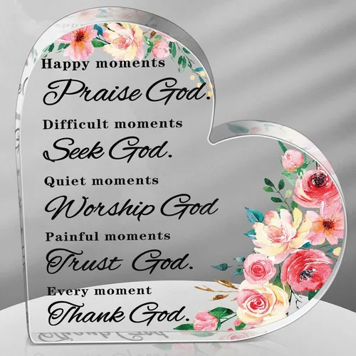 Miniatura 10 de Yulejo Versículos de la Biblia, regalo cristiano para mujer, regalo de semana CNA, citas inspiradoras, flores azules, decoración de habitación