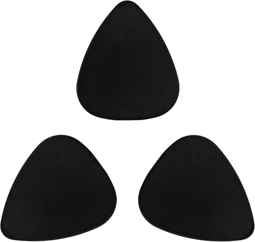Miniatura 13 de Púas de plástico ABS para guitarra o bajo, calibre medio de 0.028 in, forma 351, paquete de 50 Rojo