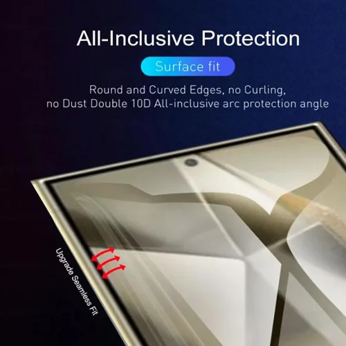 Miniatura 4 de Paquete de 2 protectores de pantalla de hidrogel para Samsung Galaxy S24 Ultra 5G, película de TPU suave y flexible irrompible mejorada
