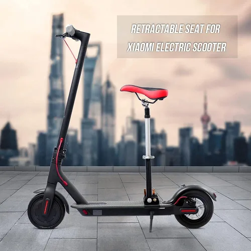 Miniatura 3 de Asiento de scooter eléctrico apto para Xiaomi M365 / 1S / Lite/Pro, Aovopro ES80, Razor C25 Sillín de scooter eléctrico ajustable con función