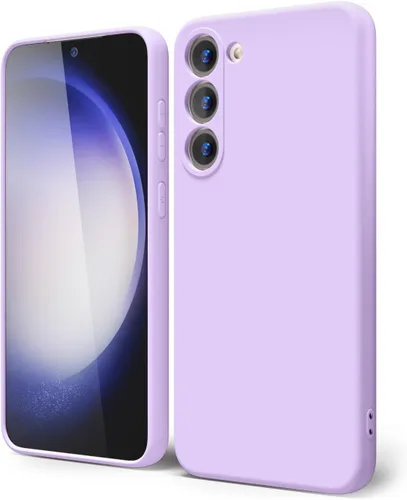 Miniatura 311 de oakxco Funda para teléfono Samsung Galaxy S21 Ultra con agarre de silicona líquida, bonita funda delgada y delgada de goma suave de TPU lisa