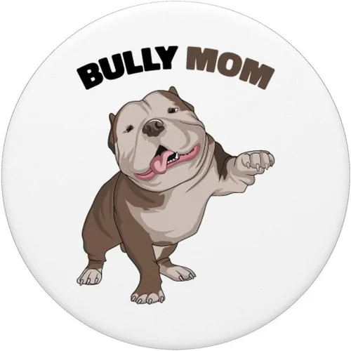 Miniatura 3 de American Bully Mamá Perro Mamá Divertido PopSockets PopSockets Swappable PopGrip