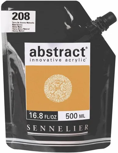 Miniatura 47 de SENNELIER Pintura acrílica abstracta innovadora para cuerpo pesado, bolsa de 16.9 fl oz, blanco titanio