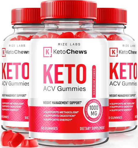 Miniatura 7 de Gomitas Keto Chews ACV para bajar de peso 525 mg - Dieta de grasa del vientre - Fórmula avanzada (60 gomitas)
