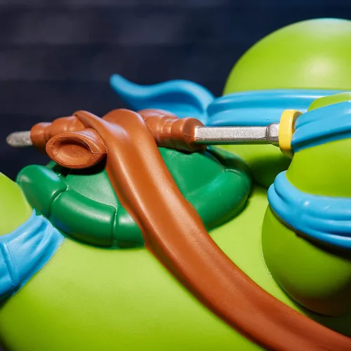 Miniatura 5 de TUBBZ First Edition Leonardo Figura coleccionable de pato de goma de vinilo – Producto oficial de las Tortugas Ninja Mutantes Adolescentes – TV