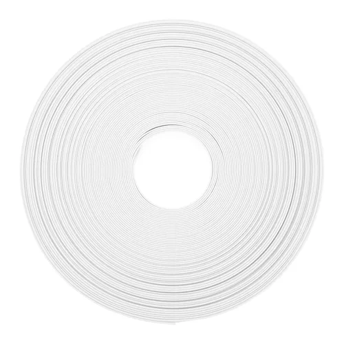 Miniatura 10 de Uxcell Tubo Termorretráctil 8mm de Diámetro 12.5mm de Ancho Plano 10m de Longitud 2:1 Tubo de Manga Termorretráctil para Cable Transparente Claro