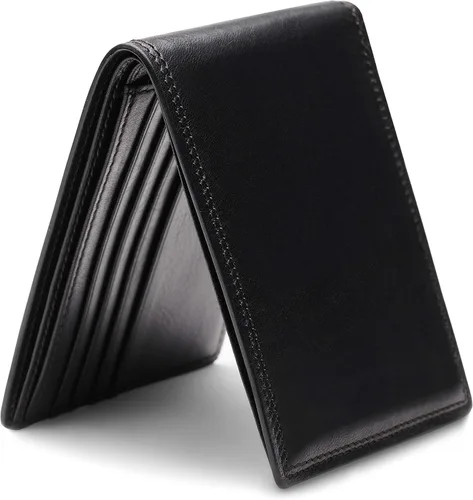 Miniatura 2 de Bosca - Cartera ejecutiva de piel de 8 bolsillos para hombre
