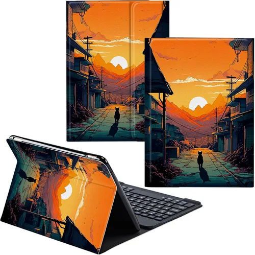 Miniatura 122 de Para Samsung Galaxy Tab S6 Lite Funda 2022/2020 Teclado Inalámbrico Desmontable Y Cubierta De Soporte De Cuero PU Funda Protectora Para Samsung