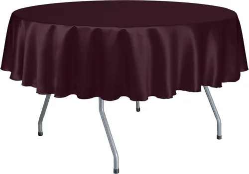 Miniatura 8 de Ultimate Textile Herringbone - Fandango 84-Inch Round Tablecloth, Black