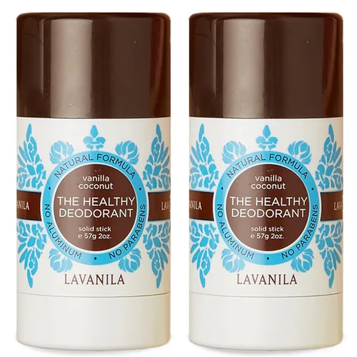 Miniatura 8 de Lavanila Desodorante de vainilla y coco para mujer, paquete de 2 (2 onzas cada uno), desodorante sólido sin aluminio natural, fabricado en Estados