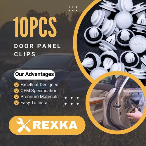 Miniatura 2 de Rexka 10pcs Mazda Trim Panel Clips Sujetador Remache GJ6R-68-ABX para Miata, RX-8, CX-9, 3, 5, 6, Speed6