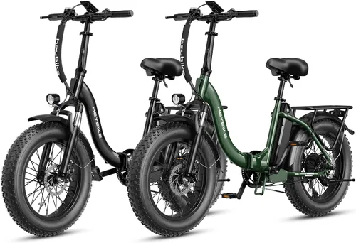 Miniatura 22 de Heybike Ranger 2.0 Foldable Electric Bike for Adults, 20"*4 Fat Tire Ebike with 1400W Peak Motor, 28 MPH Max Speed, 600Wh Removable Battery, Up to