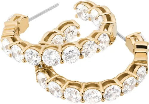 Miniatura 3 de Michael Kors - Arracadas de plata y oro rosa para mujer