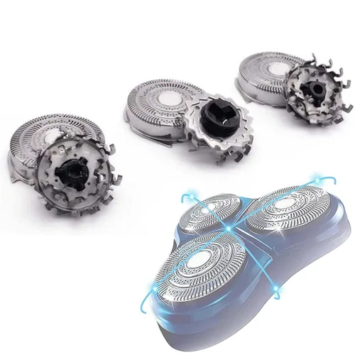Miniatura 2 de Cabezales de repuesto HQ9 compatibles con afeitadoras Philips HQ9, cabezales de afeitado de repuesto HQ9 para la serie 8140XL 8150XL 8160XL 8170XL