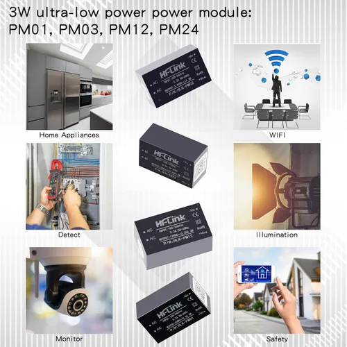 Miniatura 6 de Módulo de alimentación aislado AC-DC Módulo de alimentación de conmutación para el hogar inteligente, módulo de alimentación Mini Buck 220v a 12v