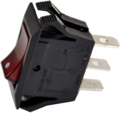 Miniatura 7 de HQRP Interruptor basculante iluminado rojo encendido y apagado compatible con la máquina de palomitas de maíz Great Northern Princeton Popper NF1044