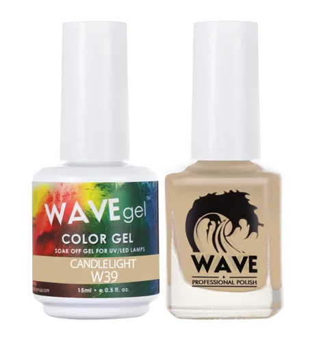 Miniatura 125 de WAVEGEL - Juego dúo de gel y esmalte de uñas a juego - Colección Simplicity - #P109 Blizzard I 0.5 onzas