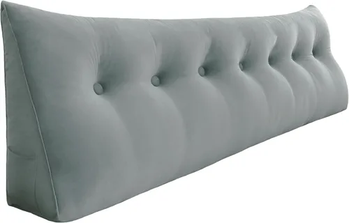 Miniatura 49 de Almohada de Cuña Engrosada de 10 libras para Cabecero Posicionador Corporal Almohada de Cuña para Cama Soporte de Respaldo Almohada Triangular